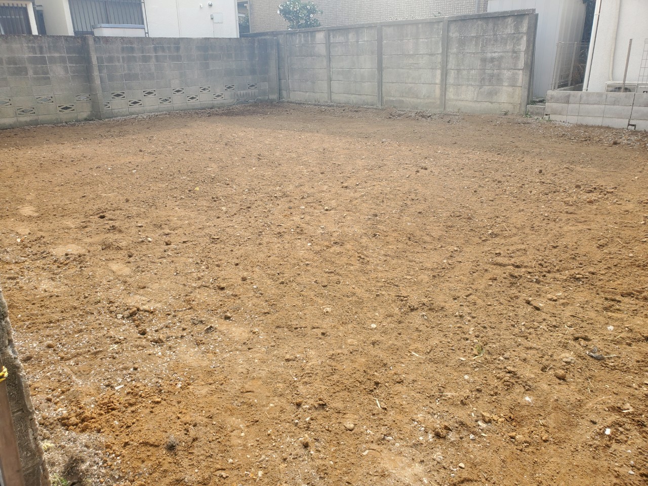 杉並区桃井で施工した解体工事完了後の更地